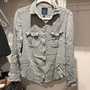 Army Green Button up Shirt
